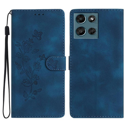 Flower Butterfly Embossing Pattern Leather Phone Case, For Motorola Moto G Play 2025, For Motorola Edge 50 5G, For Motorola Edge 50 Pro, For Motorola Edge 50 Fusion