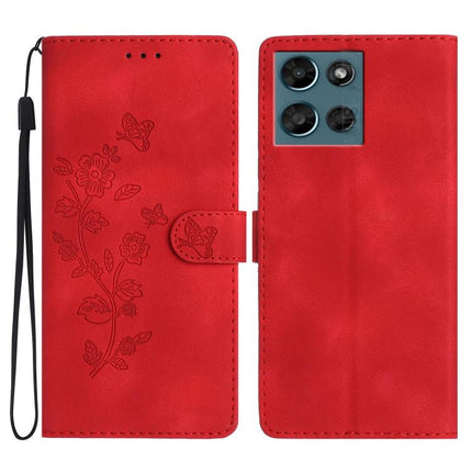 Flower Butterfly Embossing Pattern Leather Phone Case, For Motorola Moto G Play 2025, For Motorola Edge 50 5G, For Motorola Edge 50 Pro, For Motorola Edge 50 Fusion