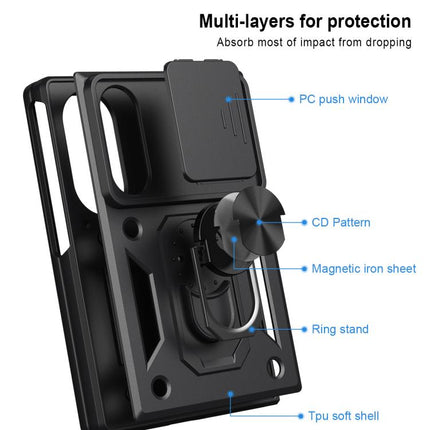 Sliding Camera Cover Design TPU+PC Phone Case, For Galaxy Z Fold8 5G, For Galaxy Z Fold8 Ultra 5G, For Samsung Galaxy Z Fold7