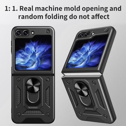 Armor Magnetic Bracket TPU+PC Phone Case, For Samsung Galaxy Z Flip5