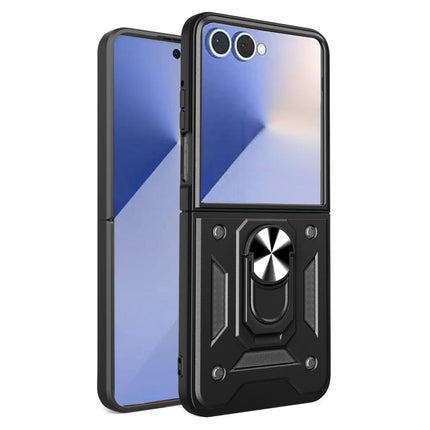 Armor Magnetic Bracket TPU+PC Phone Case, For Samsung Galaxy Z Flip8 5G, For Samsung Galaxy Z Flip7, For Samsung Galaxy Z Flip6