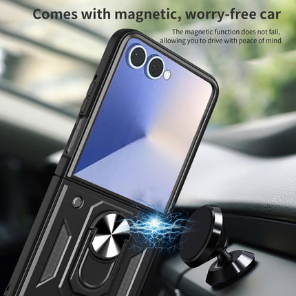 Armor Magnetic Bracket TPU+PC Phone Case, For Samsung Galaxy Z Flip8 5G, For Samsung Galaxy Z Flip7, For Samsung Galaxy Z Flip6