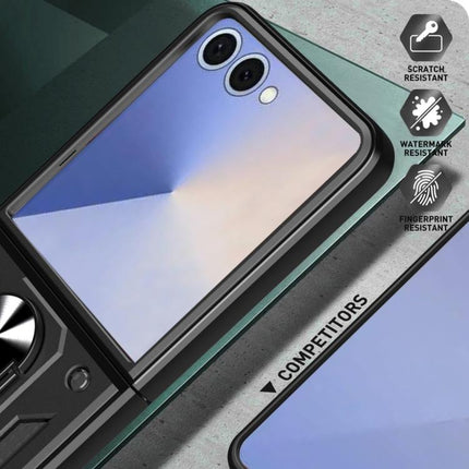Armor Magnetic Bracket TPU+PC Phone Case, For Samsung Galaxy Z Flip8 5G, For Samsung Galaxy Z Flip7, For Samsung Galaxy Z Flip6