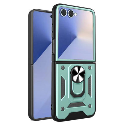 Armor Magnetic Bracket TPU+PC Phone Case, For Samsung Galaxy Z Flip8 5G, For Samsung Galaxy Z Flip7, For Samsung Galaxy Z Flip6