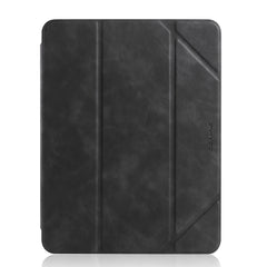 Funda de cuero con tapa horizontal DG.MING See Series, con soporte y bandeja para lápiz, para iPad Pro 11 (2020)