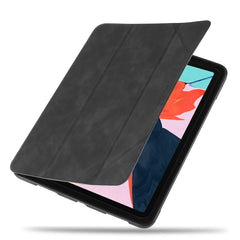 Funda de cuero con tapa horizontal DG.MING See Series, con soporte y bandeja para lápiz, para iPad Pro 11 (2020)