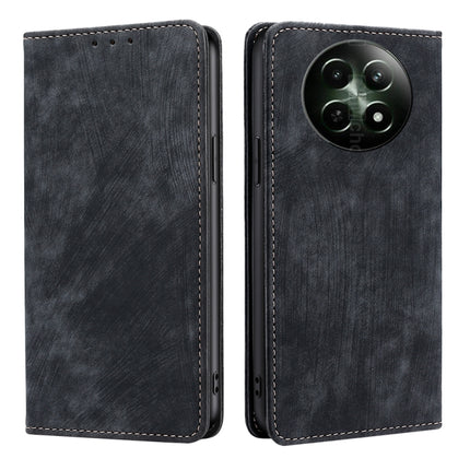 RFID Anti-theft Brush Magnetic Leather Phone Case, For Realme C61 4G, For Realme GT Neo6 SE, For Realme 12 5G, For Realme 12+ 5G