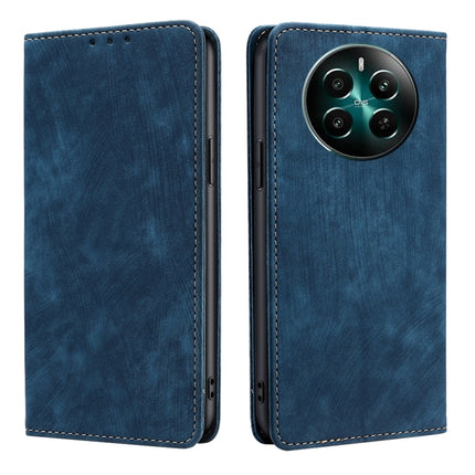 RFID Anti-theft Brush Magnetic Leather Phone Case, For Realme C61 4G, For Realme GT Neo6 SE, For Realme 12 5G, For Realme 12+ 5G