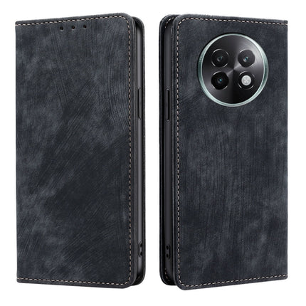 RFID Anti-theft Brush Magnetic Leather Phone Case, For Realme 14 Pro+ 5G, For Realme 14 Pro 5G Global, For Realme C75 4G / 14x 5G Global, For Realme 13 Pro 5G