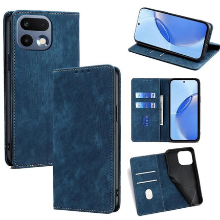 RFID Anti-theft Brush Magnetic Leather Phone Case, For Realme 16 5G Global, For Realme 16 Pro+ 5G, For Realme 16 Pro 5G, For Realme P4x 5G