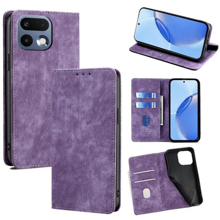RFID Anti-theft Brush Magnetic Leather Phone Case, For Realme 16 5G Global, For Realme 16 Pro+ 5G, For Realme 16 Pro 5G, For Realme P4x 5G