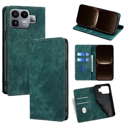 RFID Anti-theft Brush Magnetic Leather Phone Case, For Realme Neo8 5G, For Realme 16 Pro+ 5G, For Realme 16 Pro 5G, For Realme P4x 5G