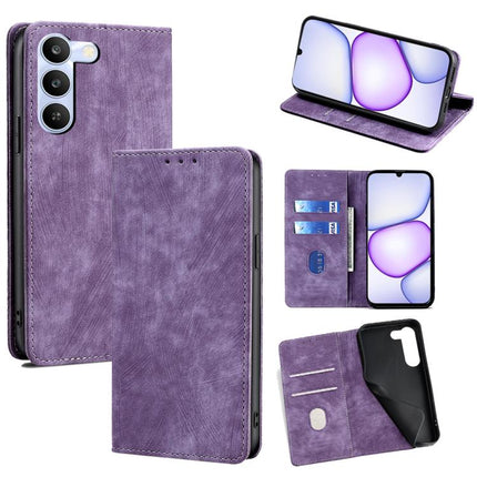RFID Anti-theft Brush Magnetic Leather Phone Case, For Realme P4 Power 5G, For Realme Note 80 4G, For Realme C83 5G, For Realme Neo8 5G