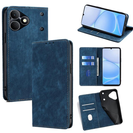 RFID Anti-theft Brush Magnetic Leather Phone Case, For Realme P4 Power 5G, For Realme Note 80 4G, For Realme C83 5G, For Realme Neo8 5G