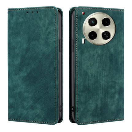 RFID Anti-theft Brush Magnetic Leather Phone Case, For Tecno Camon 30 Premier 5G, For Tecno Pova 6 Neo 4G, For Tecno Camon 30 Pro 5G, For Tecno Camon 30
