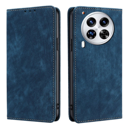 RFID Anti-theft Brush Magnetic Leather Phone Case, For Tecno Camon 30 Premier 5G, For Tecno Pova 6 Neo 4G, For Tecno Camon 30 Pro 5G, For Tecno Camon 30