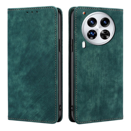 RFID Anti-theft Brush Magnetic Leather Phone Case, For Tecno Camon 30 Premier 5G, For Tecno Pova 6 Neo 4G, For Tecno Camon 30 Pro 5G, For Tecno Camon 30