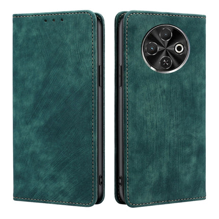 RFID Anti-theft Brush Magnetic Leather Phone Case, For Tecno Camon 40 Premier 5G, For Tecno Spark 30 4G, For Tecno Pova 6 Neo 5G, For Tecno Spark 30C 4G