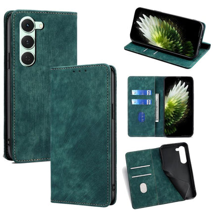 RFID Anti-theft Brush Magnetic Leather Phone Case, For Tecno Pova 7 Pro, For Tecno Pova 7 5G, For Tecno Spark 40 Pro+ 4G, For Tecno Spark 40 Pro 4G