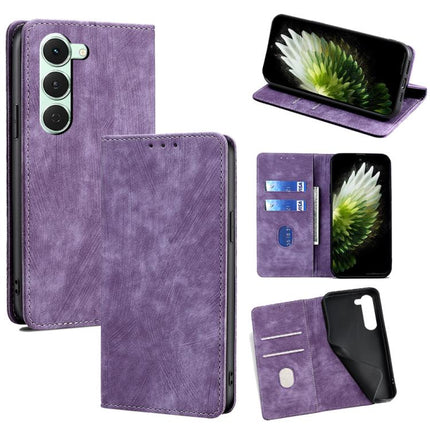 RFID Anti-theft Brush Magnetic Leather Phone Case, For Tecno Pova 7 Pro, For Tecno Pova 7 5G, For Tecno Spark 40 Pro+ 4G, For Tecno Spark 40 Pro 4G