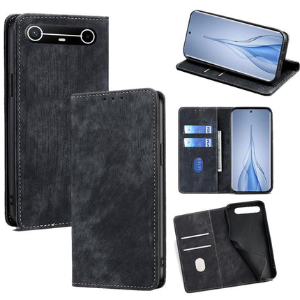 RFID Anti-theft Brush Magnetic Leather Phone Case, For Tecno Pova Curve 2 5G, For Tecno Camon 50 Pro 4G, For Tecno Camon 50 4G, For Tecno Pova Slim 5G / Spark Slim 4G