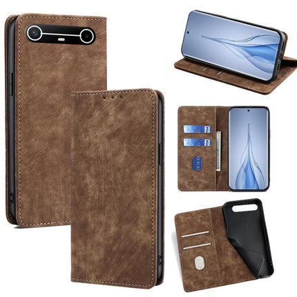 RFID Anti-theft Brush Magnetic Leather Phone Case, For Tecno Pova Curve 2 5G, For Tecno Camon 50 Pro 4G, For Tecno Camon 50 4G, For Tecno Pova Slim 5G / Spark Slim 4G