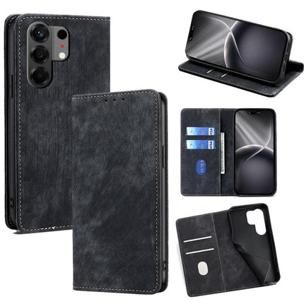 RFID Anti-theft Brush Magnetic Leather Phone Case, For Tecno Pova Curve 2 5G, For Tecno Camon 50 Pro 4G, For Tecno Camon 50 4G, For Tecno Pova Slim 5G / Spark Slim 4G