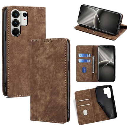 RFID Anti-theft Brush Magnetic Leather Phone Case, For Tecno Pova Curve 2 5G, For Tecno Camon 50 Pro 4G, For Tecno Camon 50 4G, For Tecno Pova Slim 5G / Spark Slim 4G