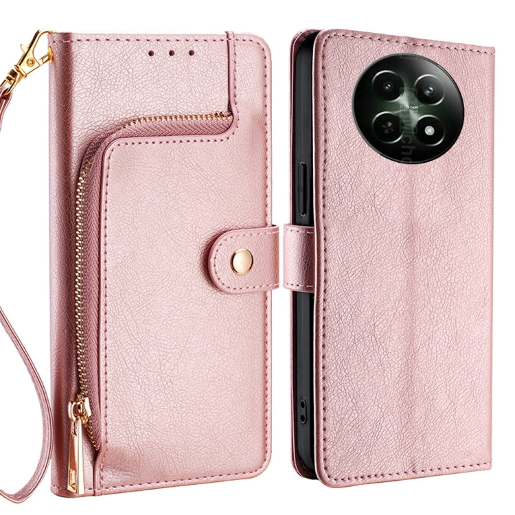 Zipper Bag Leather Phone Case, For Realme 13 Pro 5G, For Realme GT Neo6 SE, For Realme 12 5G, For Realme 12+ 5G, For Realme 12 Pro 5G, For Realme GT5 Pro 5G
