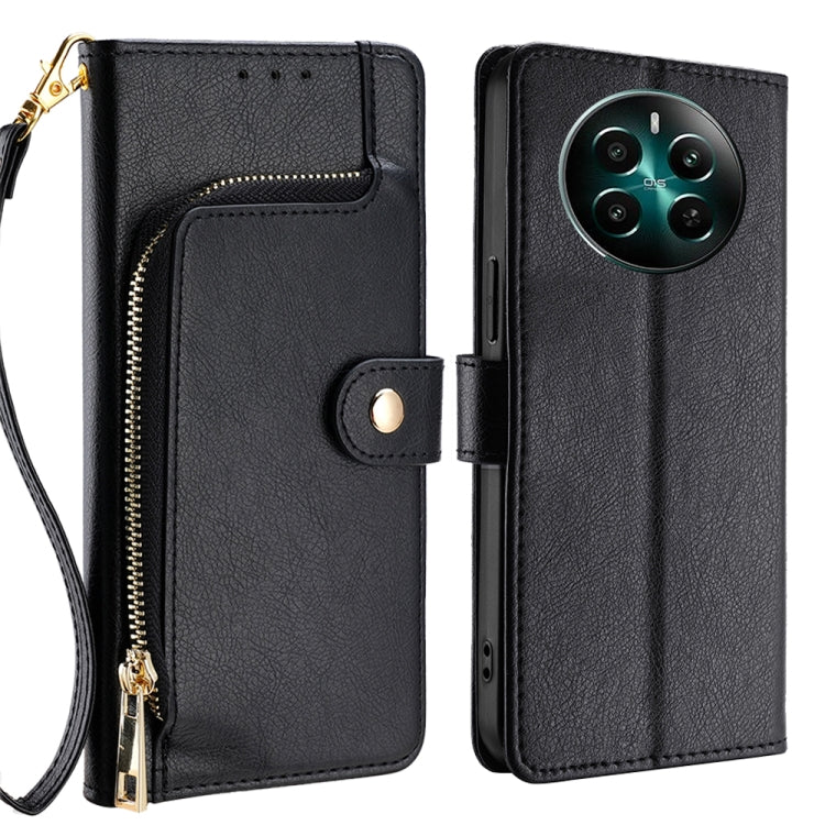 Zipper Bag Leather Phone Case, For Realme 13 Pro 5G, For Realme GT Neo6 SE, For Realme 12 5G, For Realme 12+ 5G, For Realme 12 Pro 5G, For Realme GT5 Pro 5G