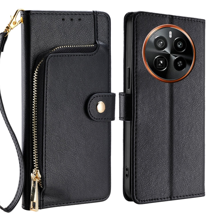 Zipper Bag Leather Phone Case, For Realme 13 Pro 5G, For Realme GT Neo6 SE, For Realme 12 5G, For Realme 12+ 5G, For Realme 12 Pro 5G, For Realme GT5 Pro 5G