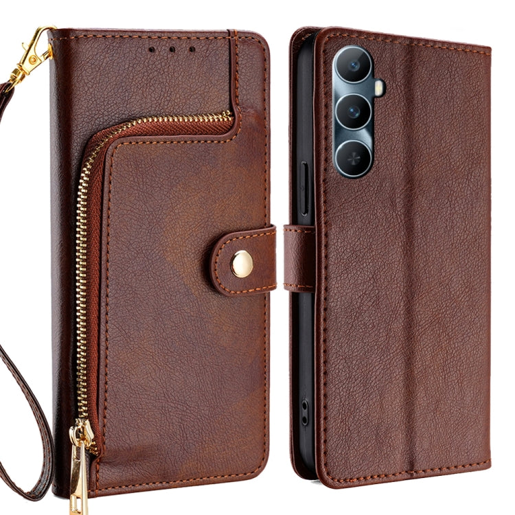 Zipper Bag Leather Phone Case, For Realme 11 5G, For Realme 11 Pro / 11 Pro+ 5G, For Realme C65 4G