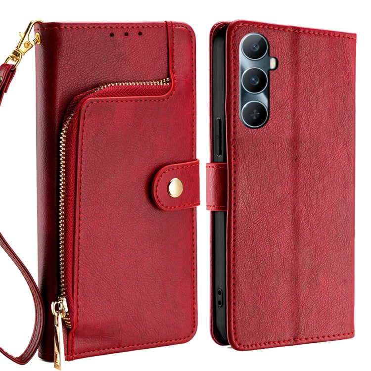 Zipper Bag Leather Phone Case, For Realme 11 5G, For Realme 11 Pro / 11 Pro+ 5G, For Realme C65 4G