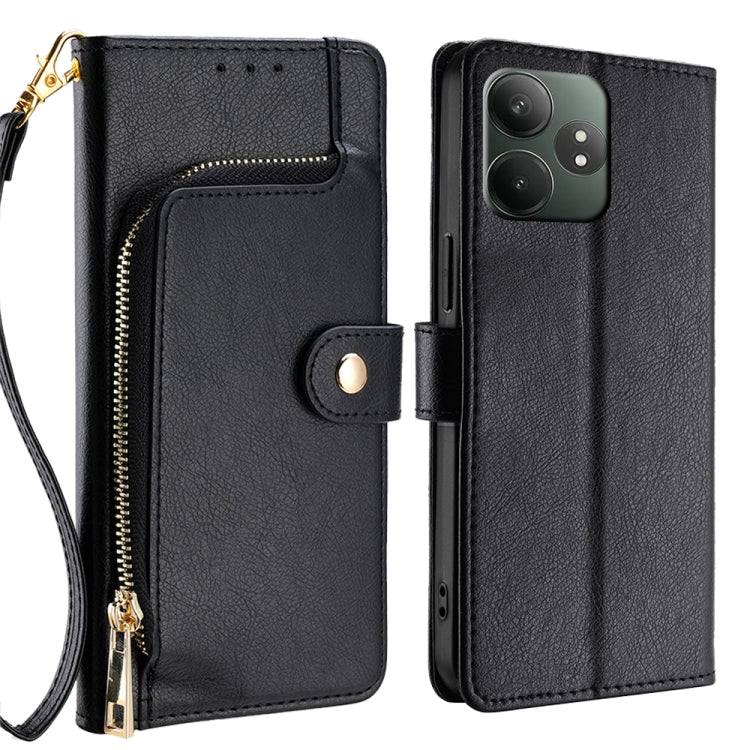 Zipper Bag Leather Phone Case, For Realme 13 Pro 5G, For Realme GT Neo6 SE, For Realme 12 5G, For Realme 12+ 5G, For Realme 12 Pro 5G, For Realme GT5 Pro 5G