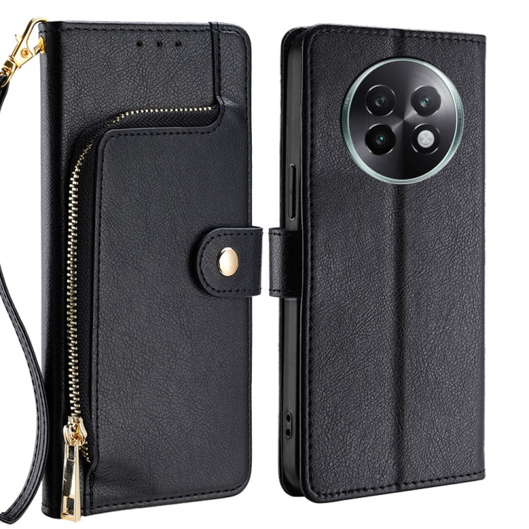 Zipper Bag Leather Phone Case, For Realme 13 Pro 5G, For Realme GT Neo6 SE, For Realme 12 5G, For Realme 12+ 5G, For Realme 12 Pro 5G, For Realme GT5 Pro 5G