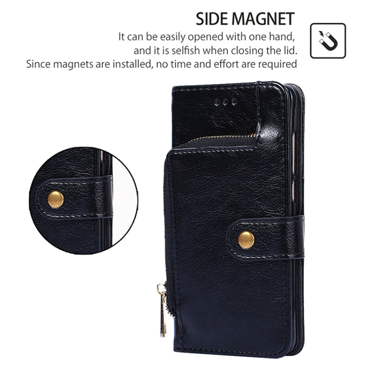 Zipper Bag Leather Phone Case, For Realme 13 Pro 5G, For Realme GT Neo6 SE, For Realme 12 5G, For Realme 12+ 5G, For Realme 12 Pro 5G, For Realme GT5 Pro 5G