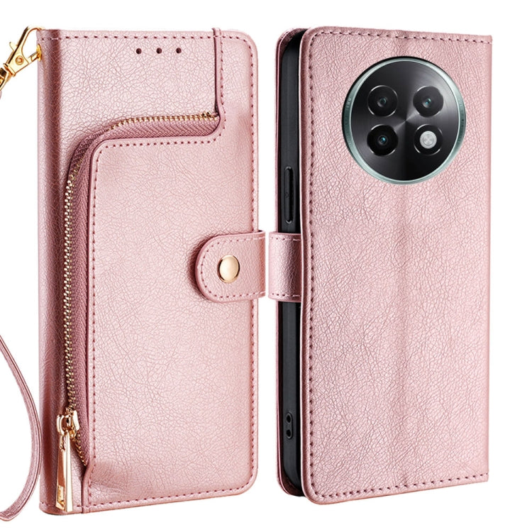 Zipper Bag Leather Phone Case, For Realme 13 Pro 5G, For Realme GT Neo6 SE, For Realme 12 5G, For Realme 12+ 5G, For Realme 12 Pro 5G, For Realme GT5 Pro 5G
