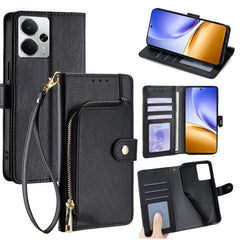 Zipper Bag Leather Phone Case, For Realme 14 5G Global, For Realme P3 Ultra 5G, For Realme P3 Pro 5G Global, For Realme 14 Pro+ 5G, For Realme 14 Pro 5G Global, For Realme C75 4G / 14x 5G Global