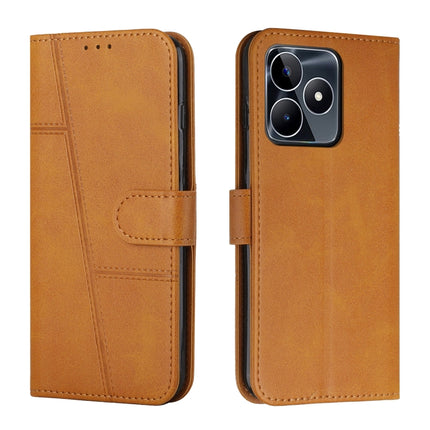 Stitching Calf Texture Buckle Leather Phone Case, For Realme 11 4G, For Realme 11 5G, For Realme C53/Narzo N53, For Realme 11