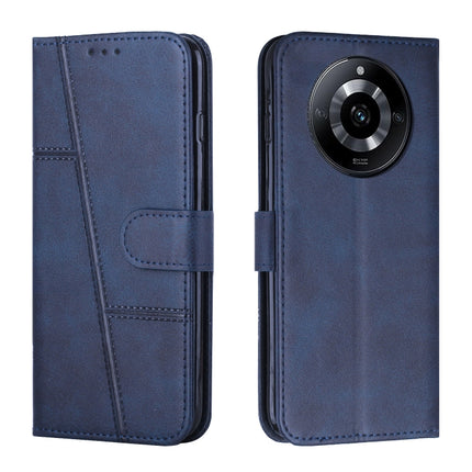 Stitching Calf Texture Buckle Leather Phone Case, For Realme 11 Pro/11 Pro+, For Realme C65 4G, For Realme 9i 5G/V20 5G/V30t/V30, For Realme C55