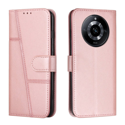 Stitching Calf Texture Buckle Leather Phone Case, For Realme 11 Pro/11 Pro+, For Realme C65 4G, For Realme 9i 5G/V20 5G/V30t/V30, For Realme C55