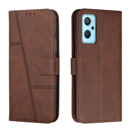 Stitching Calf Texture Buckle Leather Phone Case, For Realme 11 Pro/11 Pro+, For Realme C65 4G, For Realme 9i 5G/V20 5G/V30t/V30, For Realme C55