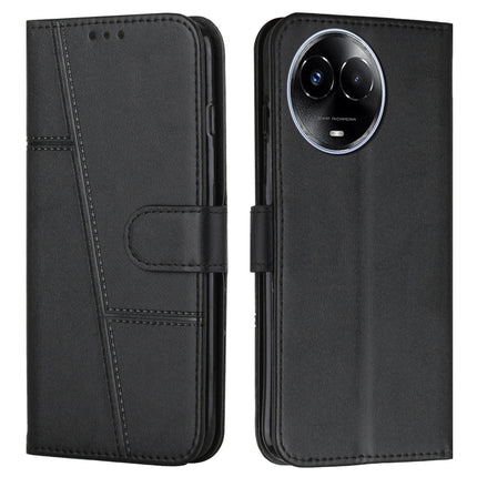 Stitching Calf Texture Buckle Leather Phone Case, For Realme 11 4G, For Realme 11 5G, For Realme C53/Narzo N53, For Realme 11