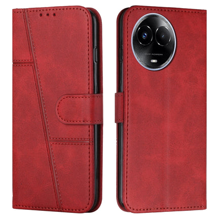 Stitching Calf Texture Buckle Leather Phone Case, For Realme 11 4G, For Realme 11 5G, For Realme C53/Narzo N53, For Realme 11