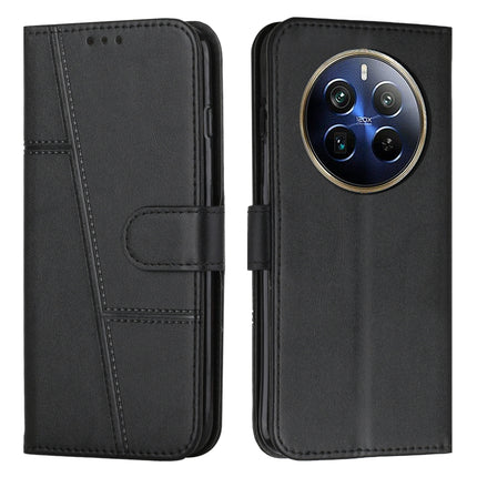 Stitching Calf Texture Buckle Leather Phone Case, For Realme 12, For Realme 12+, For Realme 12 Pro+, For Realme C67 4G Global