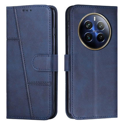 Stitching Calf Texture Buckle Leather Phone Case, For Realme 12, For Realme 12+, For Realme 12 Pro+, For Realme C67 4G Global