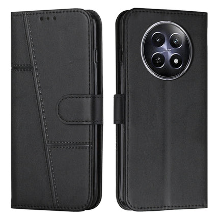 Stitching Calf Texture Buckle Leather Phone Case, For Realme 12, For Realme 12+, For Realme 12 Pro+, For Realme C67 4G Global