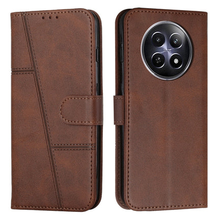 Stitching Calf Texture Buckle Leather Phone Case, For Realme 12, For Realme 12+, For Realme 12 Pro+, For Realme C67 4G Global