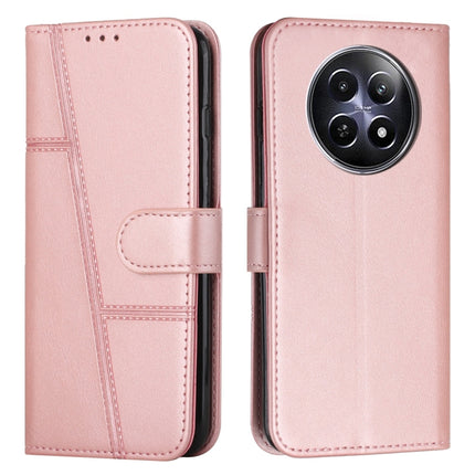 Stitching Calf Texture Buckle Leather Phone Case, For Realme 12, For Realme 12+, For Realme 12 Pro+, For Realme C67 4G Global