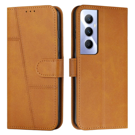Stitching Calf Texture Buckle Leather Phone Case, For Realme 11 Pro/11 Pro+, For Realme C65 4G, For Realme 9i 5G/V20 5G/V30t/V30, For Realme C55